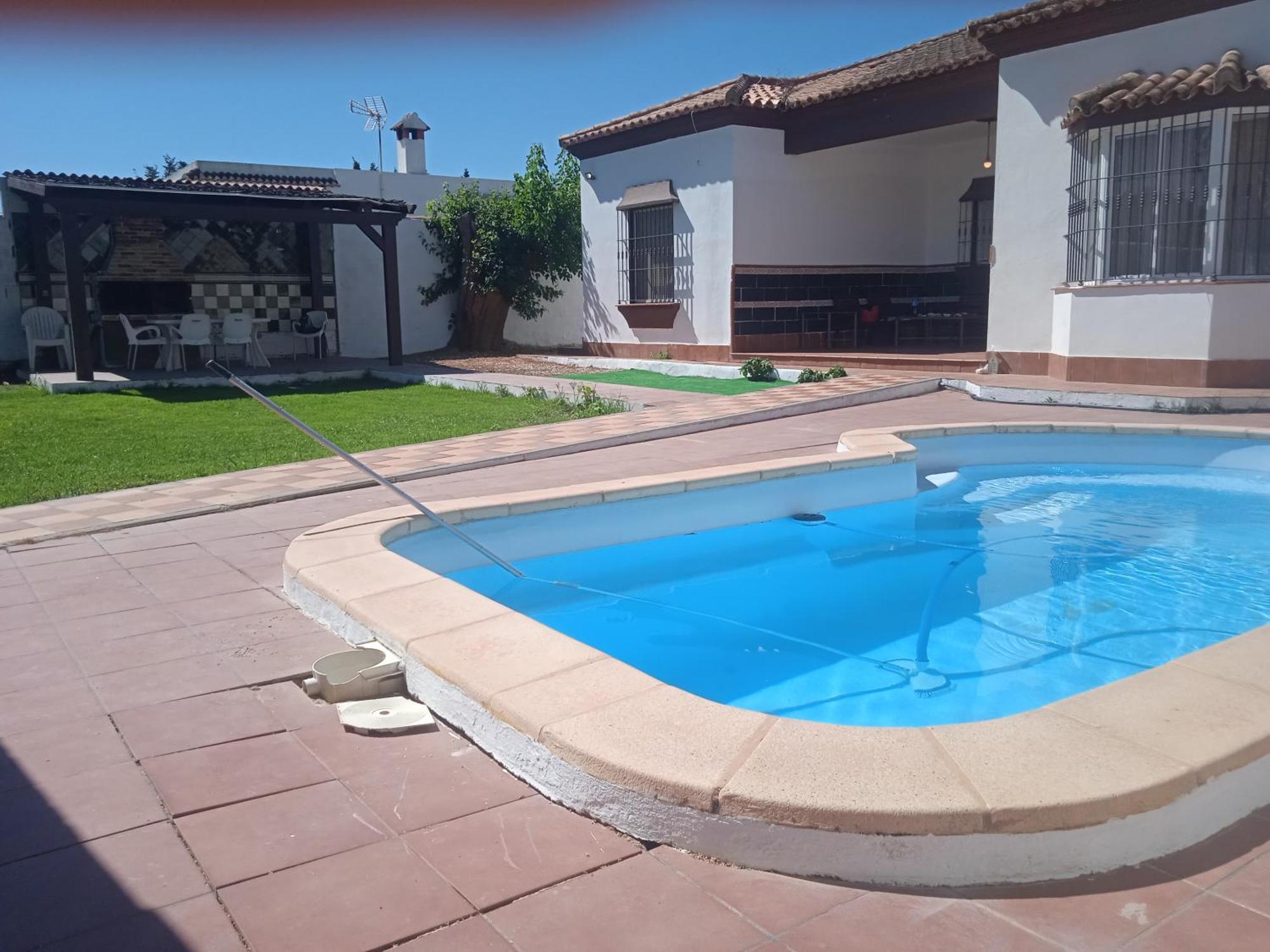 Agradable Chalet Con Piscina Para Escapadas. Chiclana de la Frontera Exteriör bild