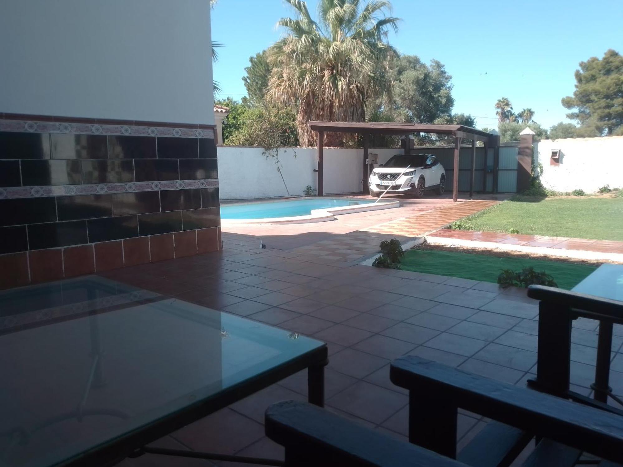 Agradable Chalet Con Piscina Para Escapadas. Chiclana de la Frontera Exteriör bild