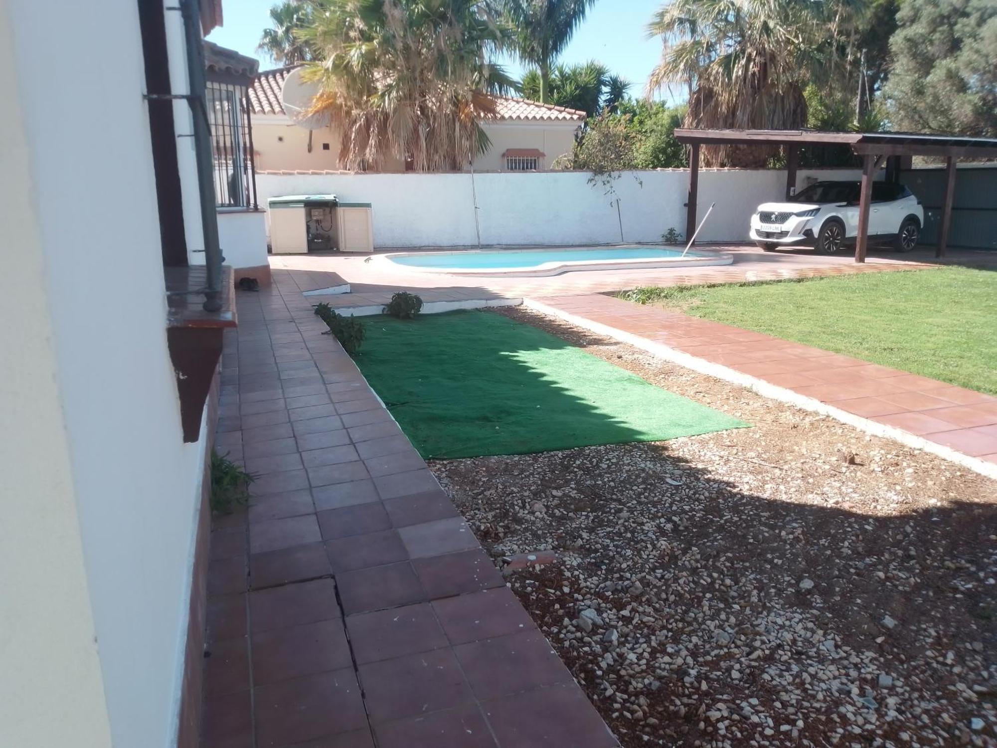 Agradable Chalet Con Piscina Para Escapadas. Chiclana de la Frontera Exteriör bild